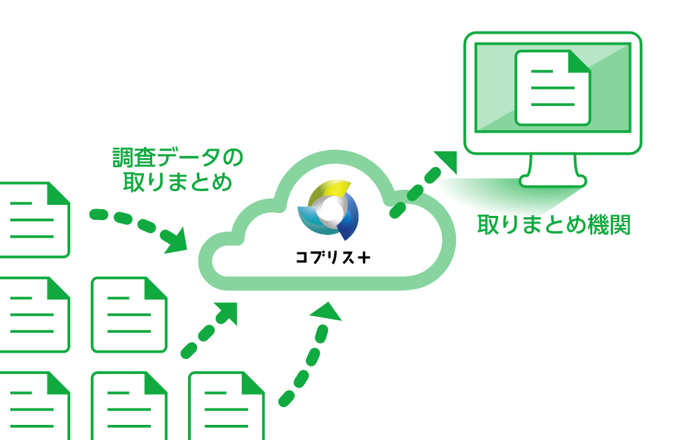 建設副産物実態調査や公共工事土量調査の、調査データのとりまとめに、お使いいただけます。